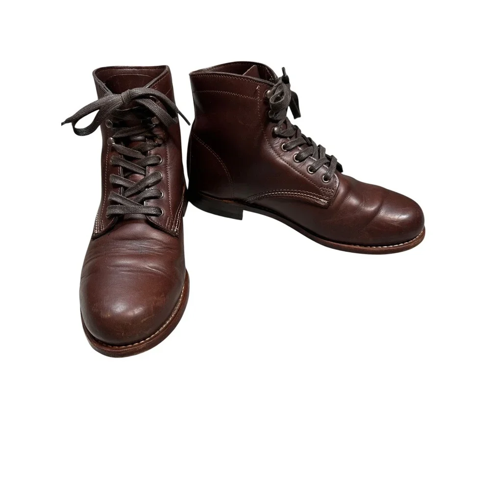 Wolverine 1000 Mile Mens Brown Leather Boots W05301 Made in USA Work Heritage